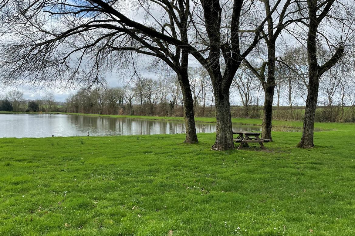 Le plan d'eau de Cezais