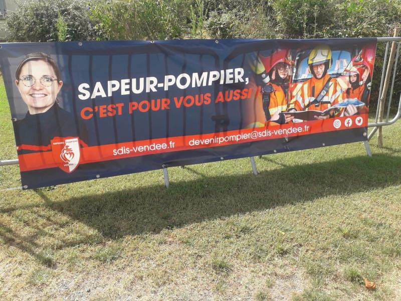 banderole pompiers