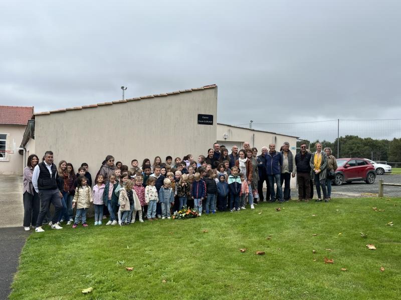 Inauguration "Espace Claude CLERJAUD"