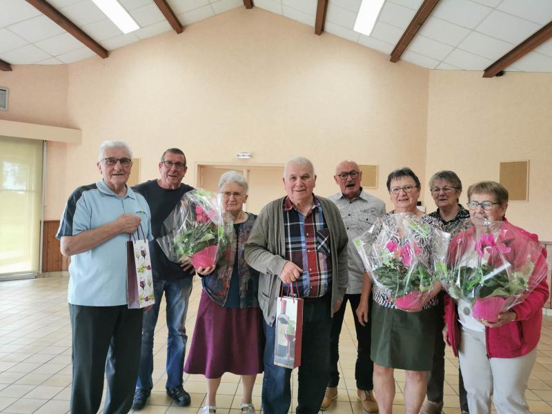 Repas des anniversaires à l'Amicale des Retraités