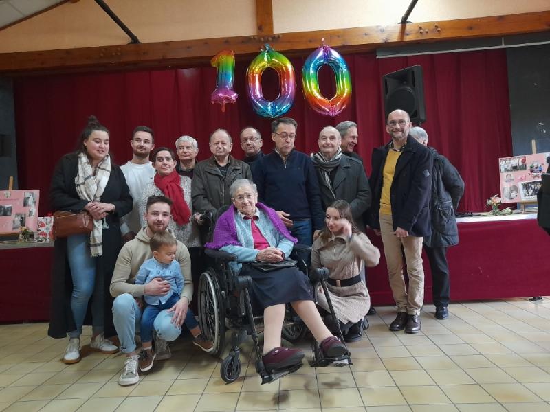 100 ans Madame Jeanne ROBIN