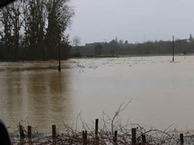 Mise en vigilance à la crue de la rivière de la Vendée de NIVEAU JAUNE