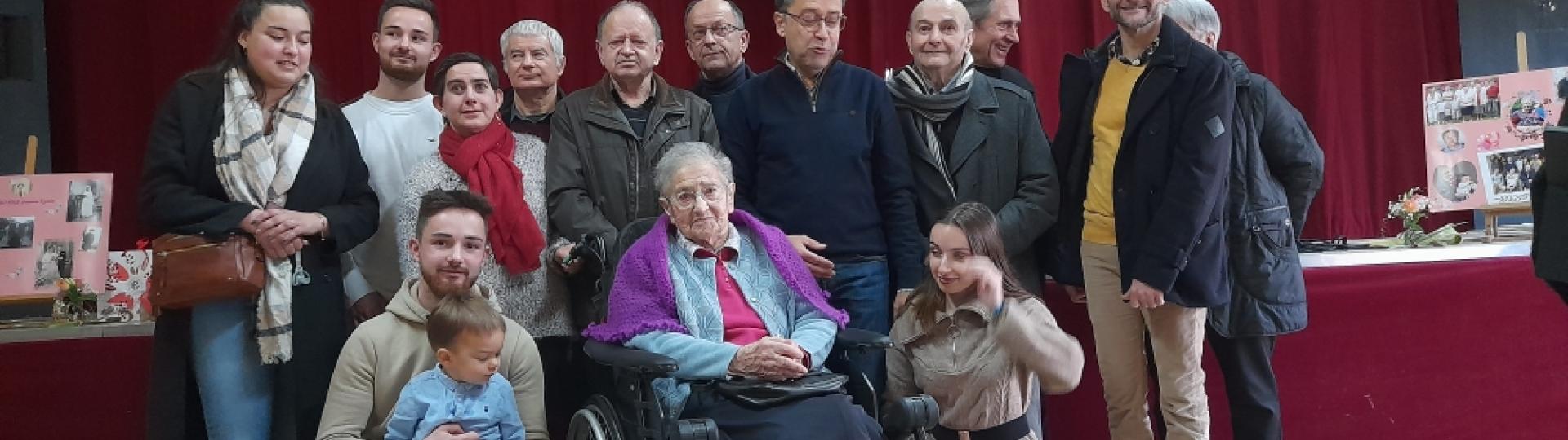 100 ans Madame Jeanne ROBIN